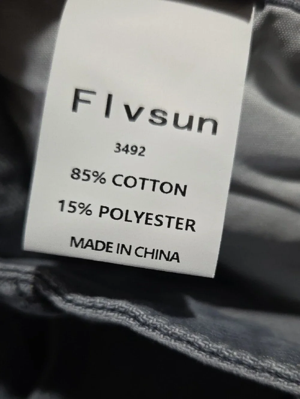 ELVSUN branded grey denim jeans - Picture 6 of 6
